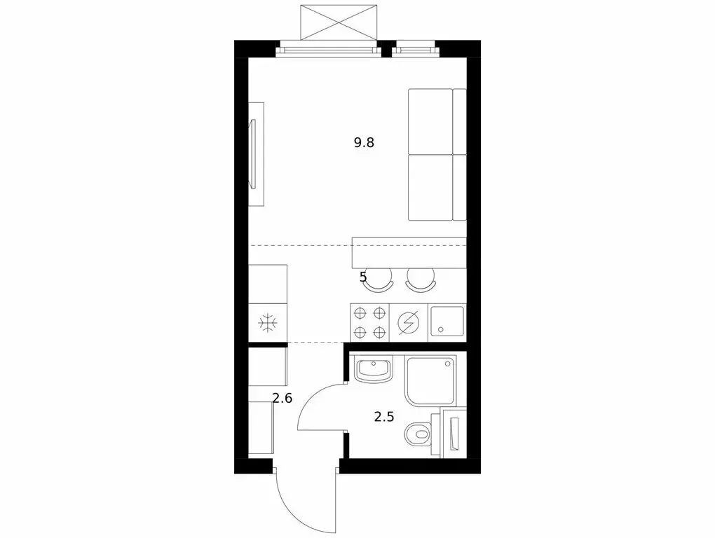 Квартира-студия: Мытищи, ЖК Ярославский Квартал, к1.4 (19.9 м) - Фото 1