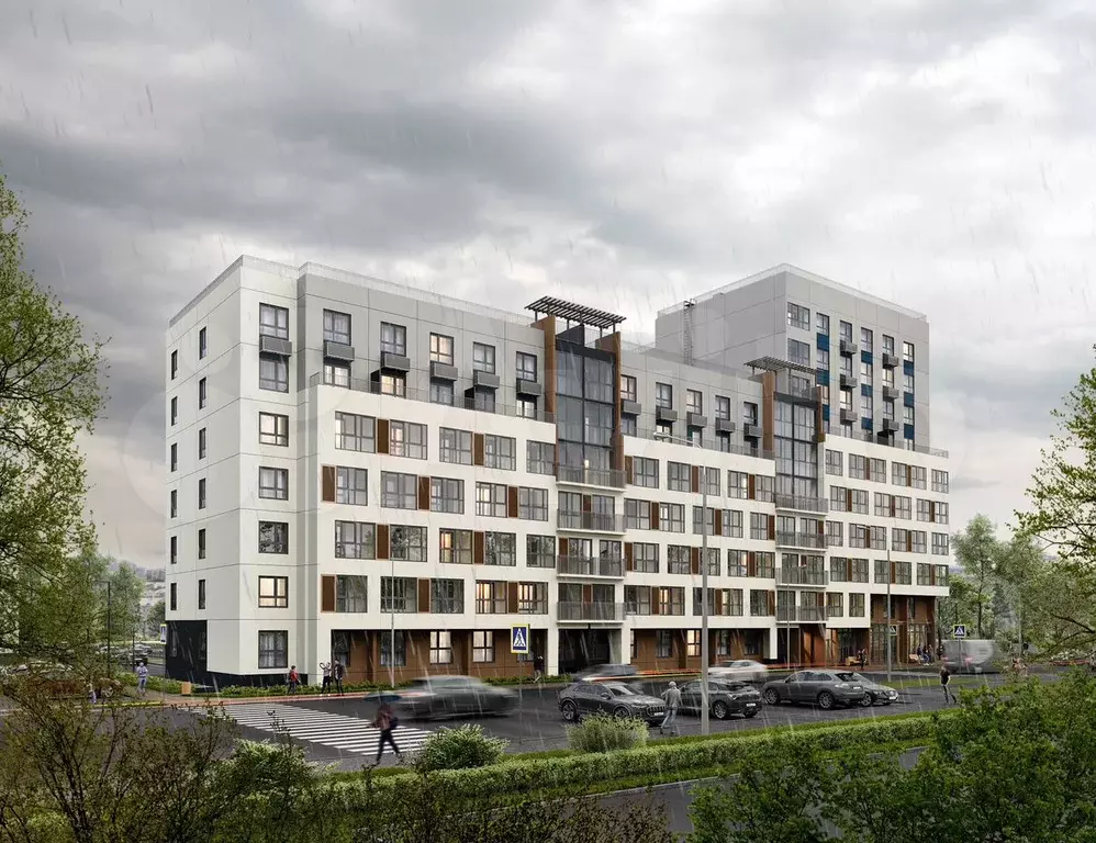 1-к. квартира, 41 м, 3/10 эт. - Фото 1