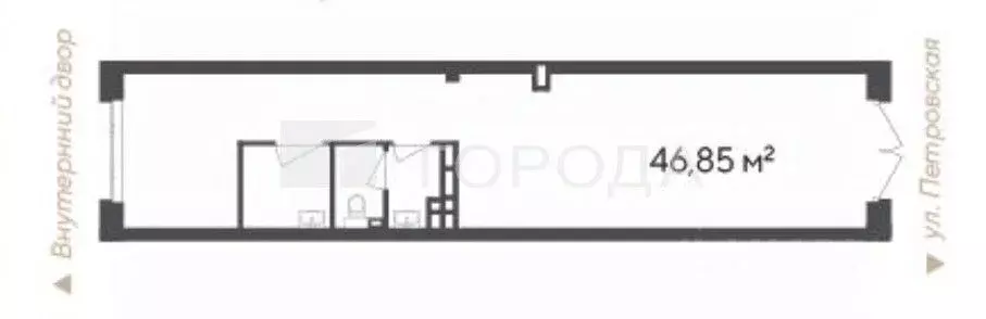 Офис в Новосибирская область, Новосибирск Кедровая ул., 79 (47 м) - Фото 2