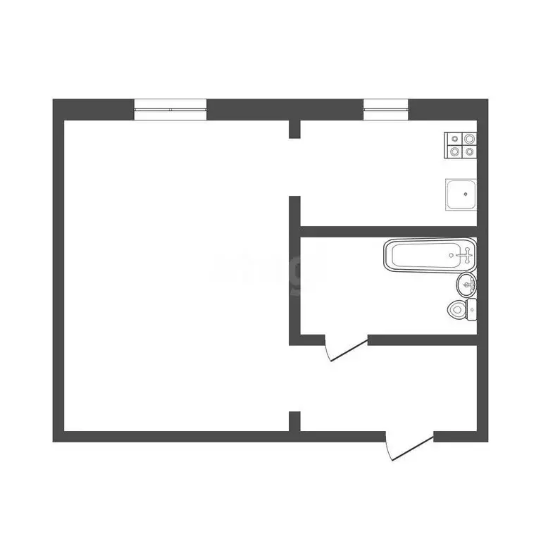 1-комнатная квартира: Самара, проспект Карла Маркса, 256 (31.5 м) - Фото 1