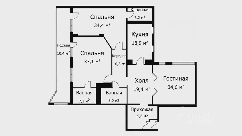 3-к кв. Москва ул. Архитектора Власова, 6 (192.2 м) - Фото 2