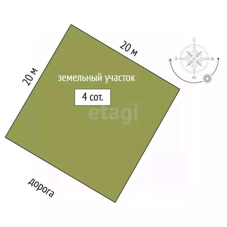 Участок в Ростовская область, Азовский район, Елизаветинское с/пос, ... - Фото 2