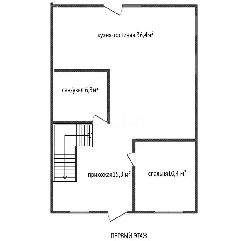 Дом в Новая Адыгея, улица Северная Дамба (115.3 м) - Фото 1