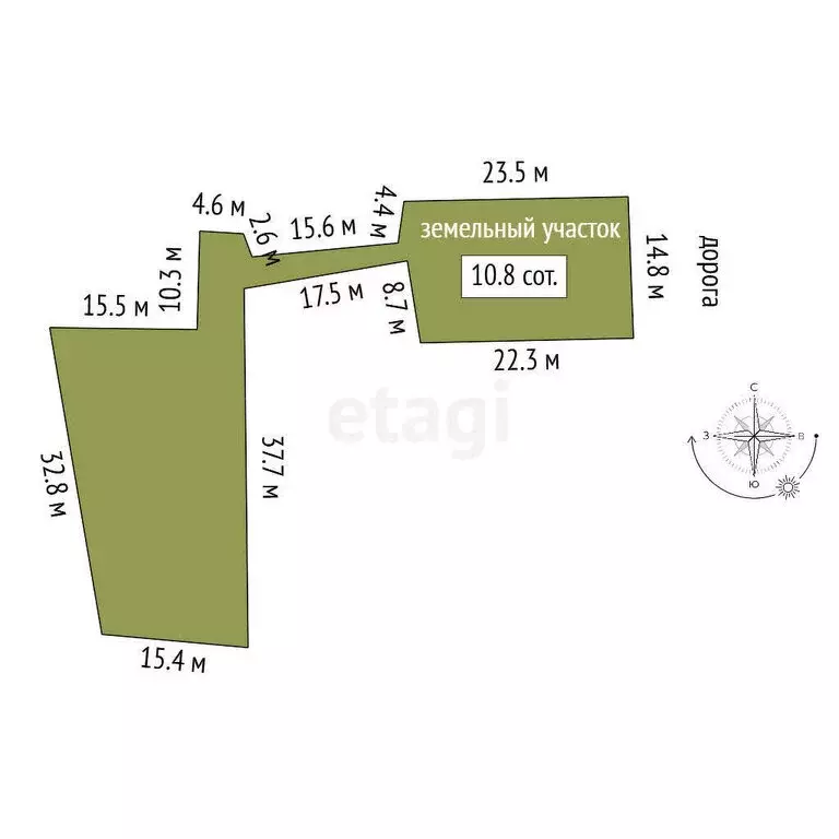 Участок в Красносельский район, Сидоровское сельское поселение, село ... - Фото 1