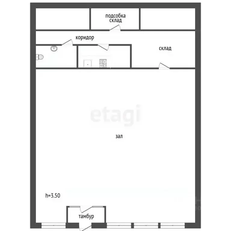 Торговая площадь в Мордовия, Саранск Гожувская ул., 41А (180 м) - Фото 2
