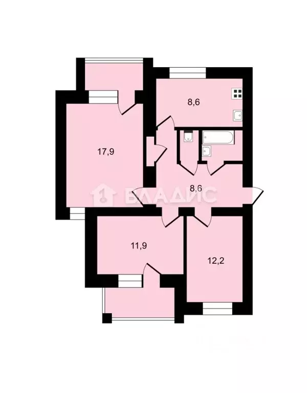 3-к кв. Владимирская область, Суздаль ул. Гоголя, 41 (66.0 м) - Фото 1