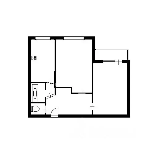 2-к кв. Санкт-Петербург ул. Хошимина, 13к1 (56.0 м) - Фото 2