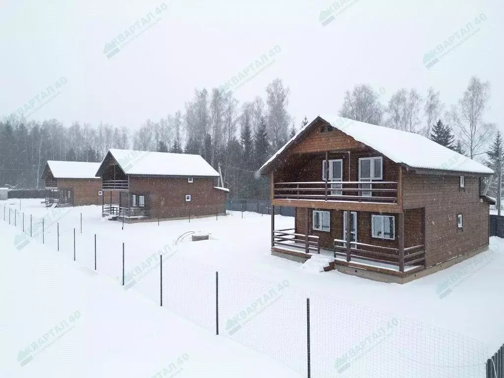 Дом в Калужская область, Боровский район, Совьяки с/пос, д. Рязанцево ... - Фото 0