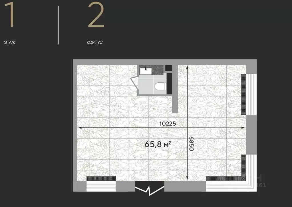 Помещение свободного назначения в Москва ул. Зорге, 9к1 (66 м) - Фото 1