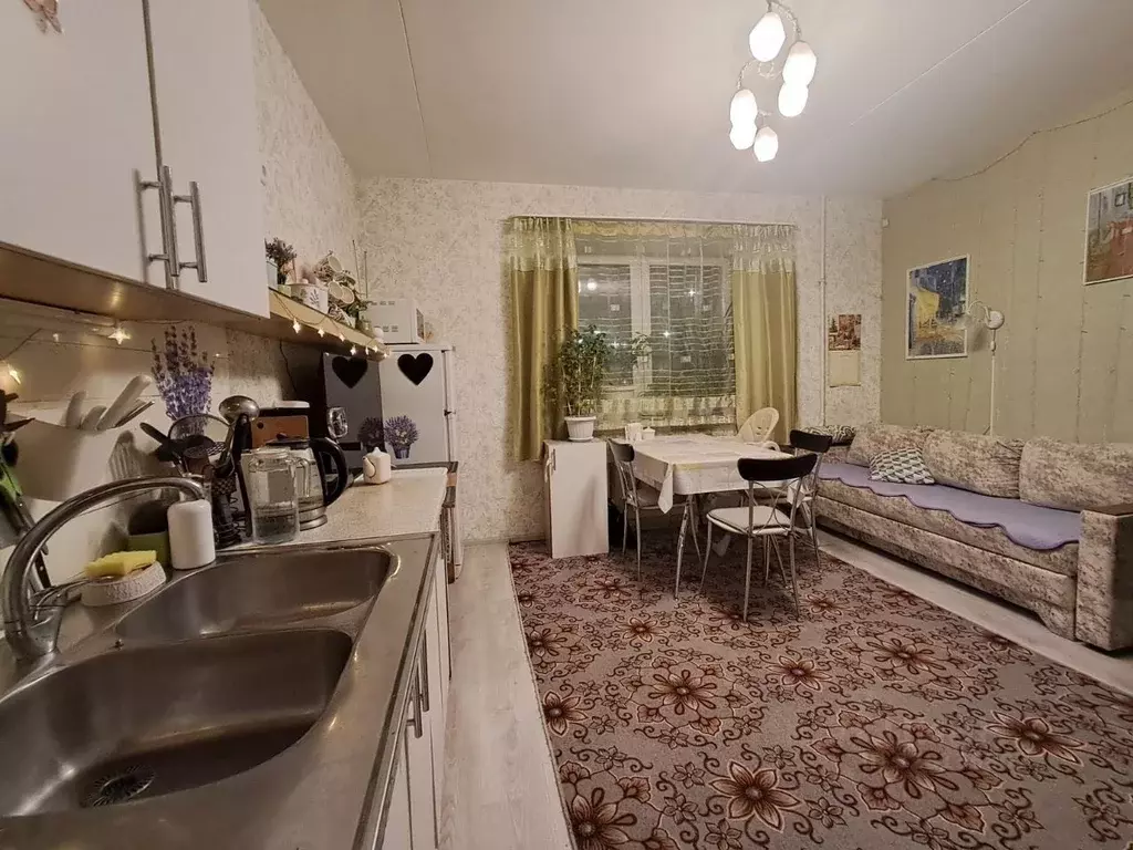 2-к кв. Карелия, Петрозаводск ул. Зайцева, 42А (44.5 м) - Фото 1