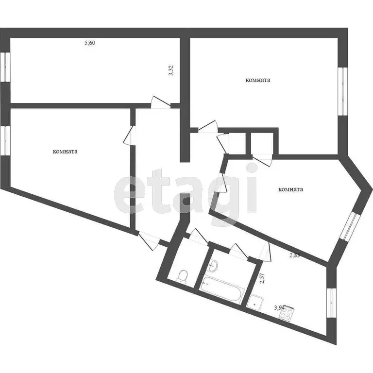 Комната, 0 м - Фото 0