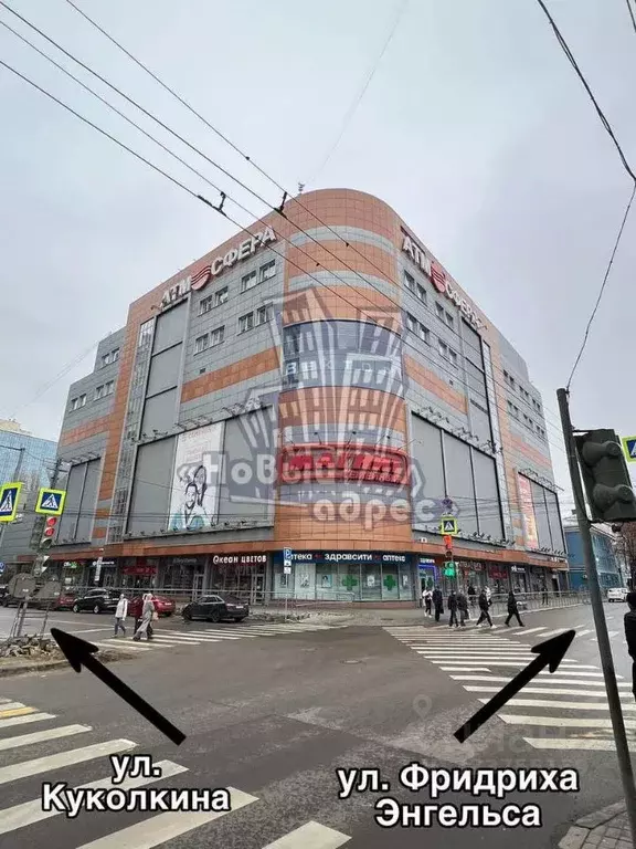 Торговая площадь в Воронежская область, Воронеж ул. Фридриха Энгельса, ... - Фото 1