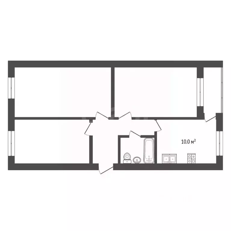 3-к кв. Ставропольский край, Пятигорск просп. 40 лет Октября (71.1 м) - Фото 1