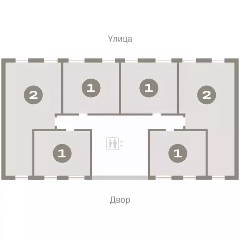 2-к кв. Омская область, Омск  (67.69 м) - Фото 2