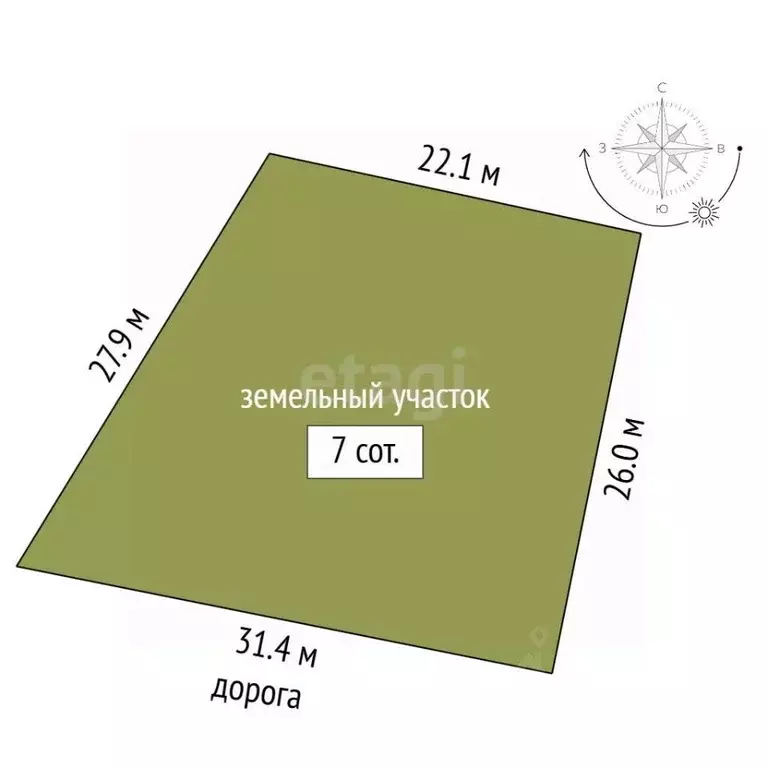 Участок в Ростовская область, Аксай ул. Михаила Ковалева (7.0 сот.) - Фото 2