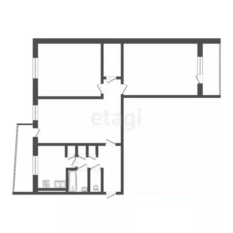 3-к кв. Мордовия, Саранск Ярославская ул., 19с1 (64.0 м) - Фото 1