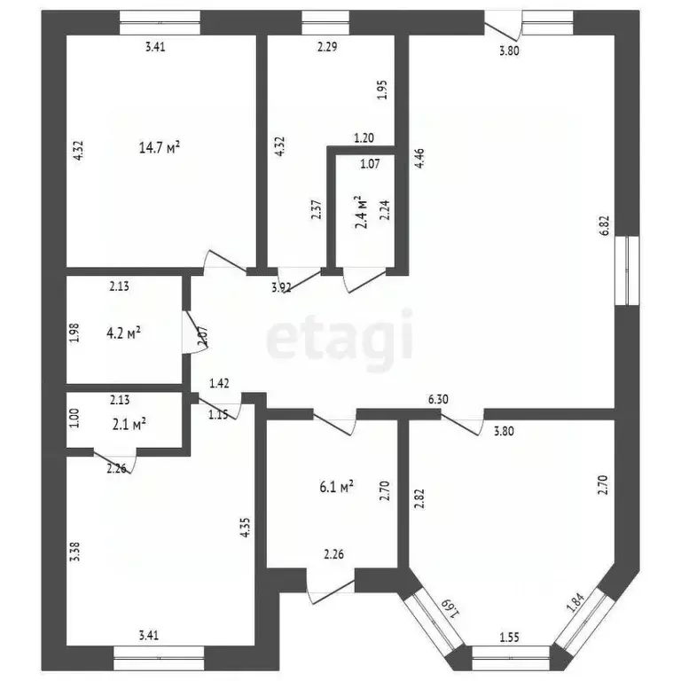 Дом в Тюменская область, Тюменский муниципальный округ, д. Якуши ул. ... - Фото 1