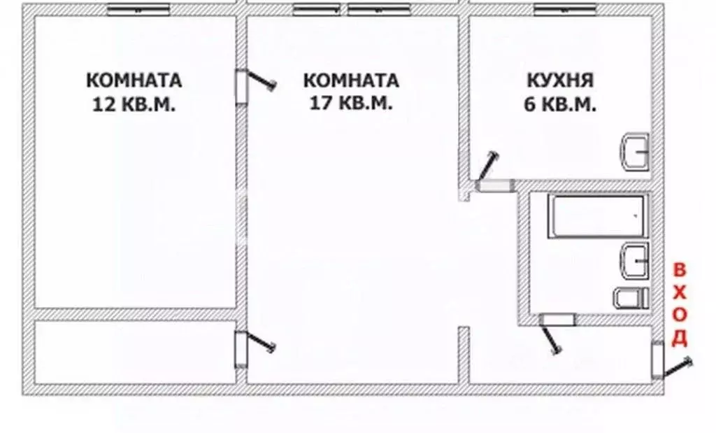 2-к кв. Ивановская область, Иваново Юношеская ул., 11 (46.0 м) - Фото 1