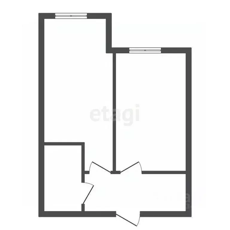 1-к кв. Воронежская область, с. Новая Усмань ул. Ленина, 312А (41.95 ... - Фото 2