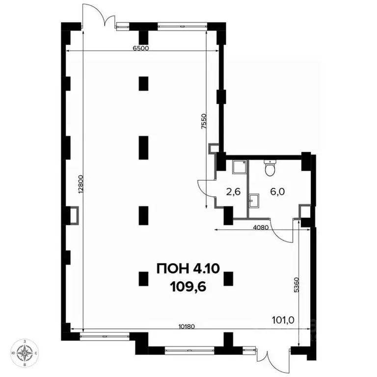 Офис в Москва Ленинградское ш., 228Бс1 (110 м) - Фото 1