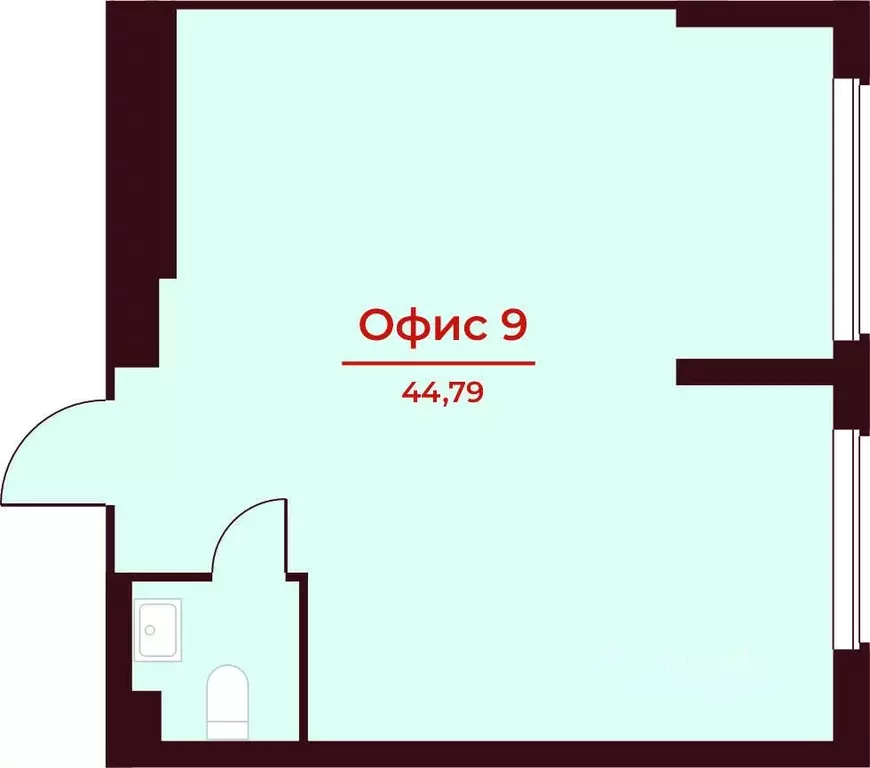 Офис в Пензенская область, Пенза просп. Строителей, 21 (45 м) - Фото 1