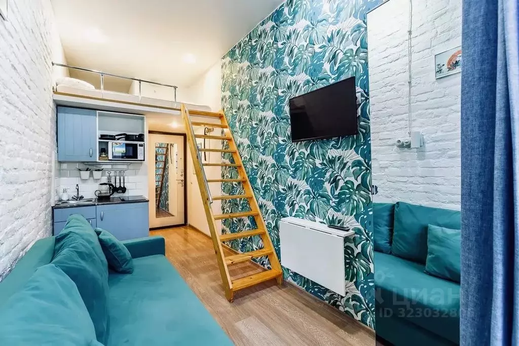 Студия Санкт-Петербург Мытнинская ул., 7 (17.0 м) - Фото 2