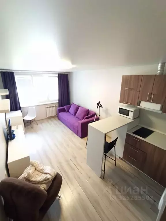 Студия Приморский край, Владивосток Некрасовская ул., 48 (24.0 м) - Фото 1