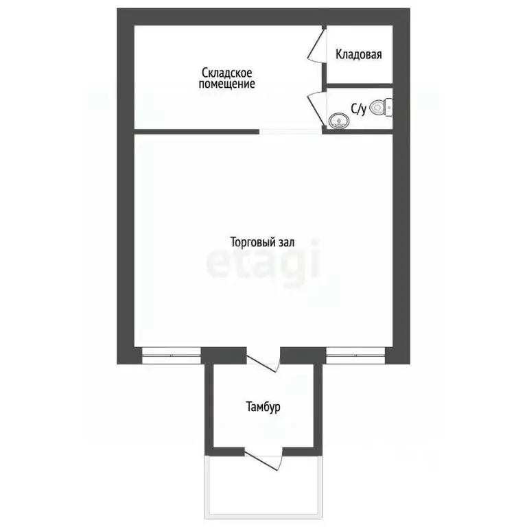 Торговая площадь в Мордовия, Лямбирский район, с. Атемар Центральная ... - Фото 2