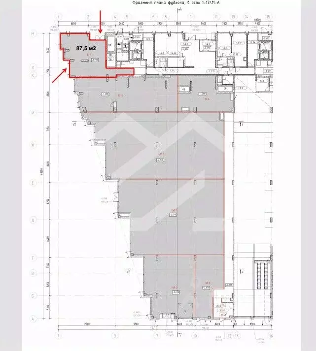 Помещение свободного назначения в Москва ул. Шеногина, 2 (88 м) - Фото 1