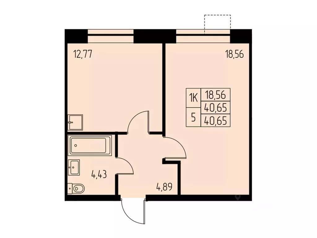 1-к кв. Московская область, Ивантеевка Пушкинский городской округ,  ... - Фото 1