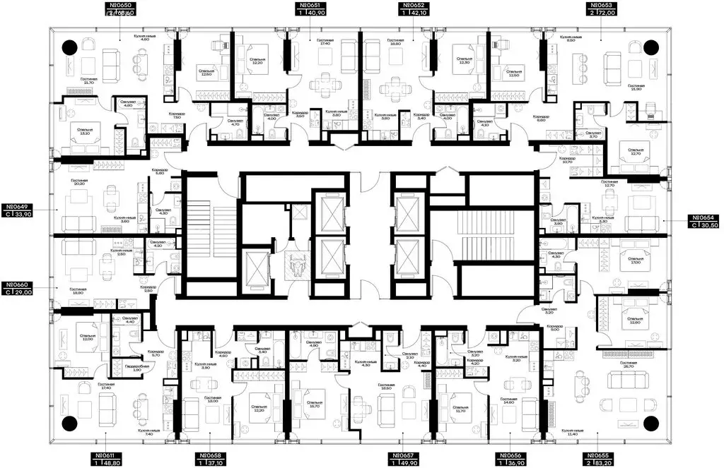 2-комнатная квартира: Москва, 3-я улица Ямского Поля (68.9 м) - Фото 1