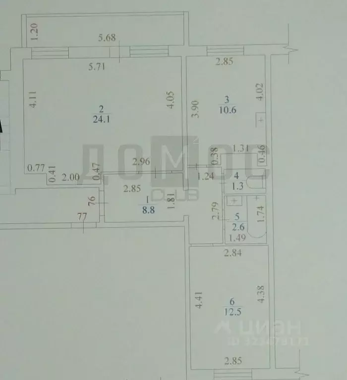 2-к кв. Свердловская область, Екатеринбург ул. Начдива Онуфриева, 4 ... - Фото 2