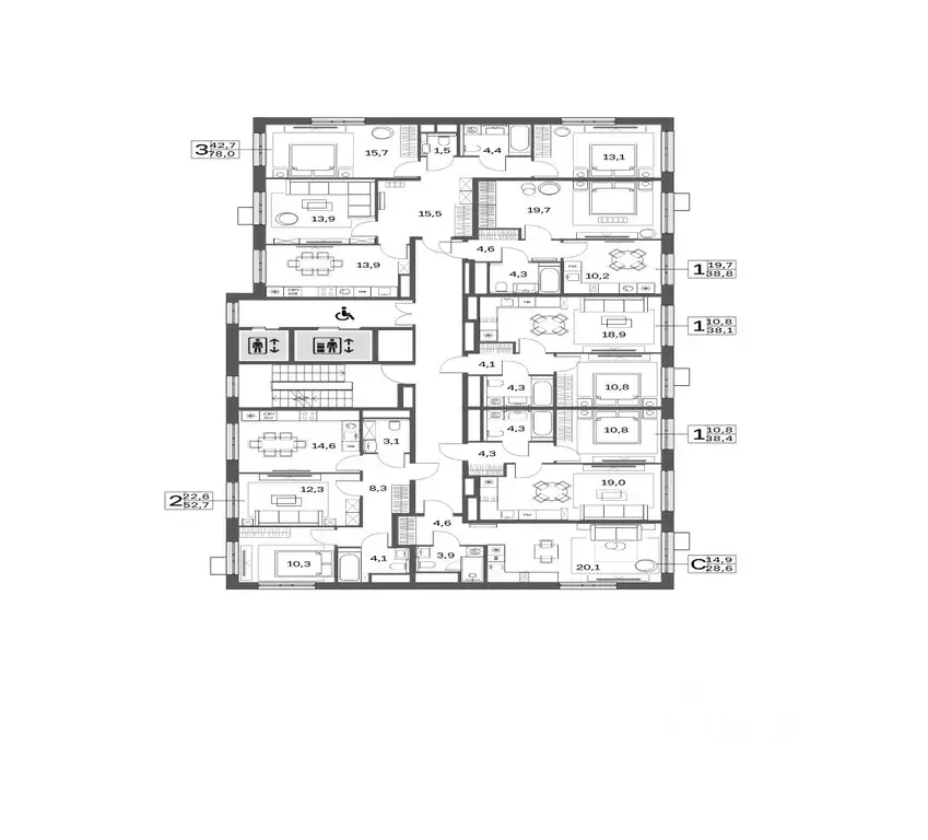 Студия Москва Тагильская ул., 2к1 (28.5 м) - Фото 1