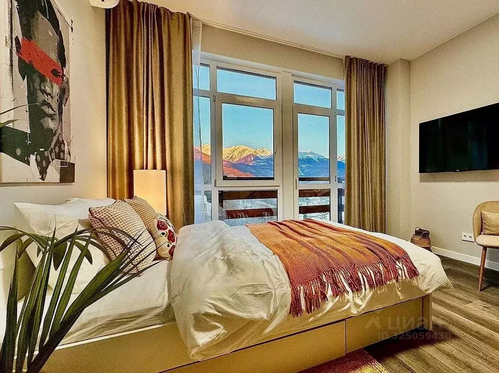 Студия Краснодарский край, Сочи Красная Поляна пгт, ул. ... - Фото 2