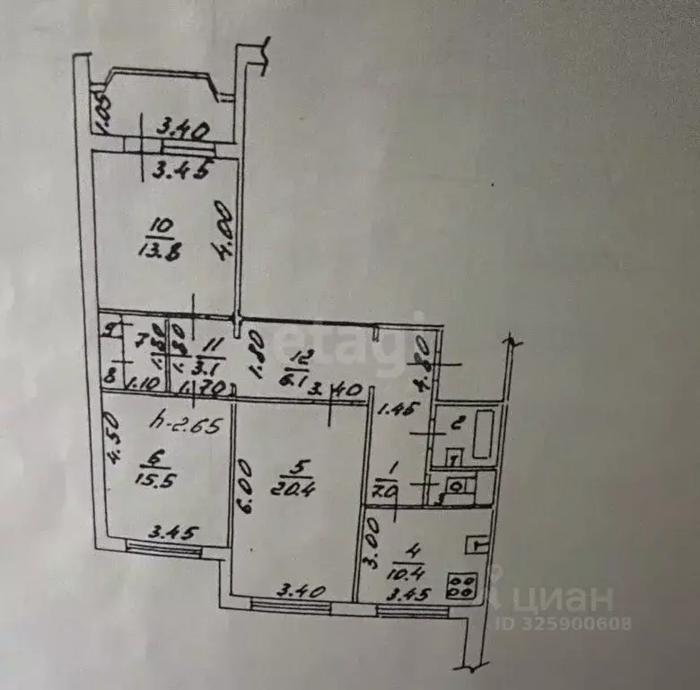 3-к кв. Липецкая область, Липецк ул. Фрунзе, 30 (85.7 м) - Фото 1