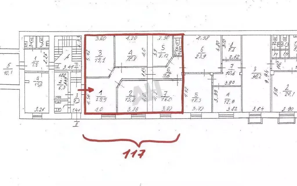Офис в Москва Новорязанская ул., 30АС8 (117 м) - Фото 1