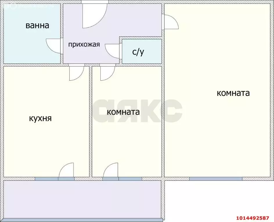 2-комнатная квартира: Краснодар, Карасунский внутригородской округ, ... - Фото 0