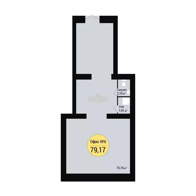Помещение свободного назначения (79.17 м) - Фото 1