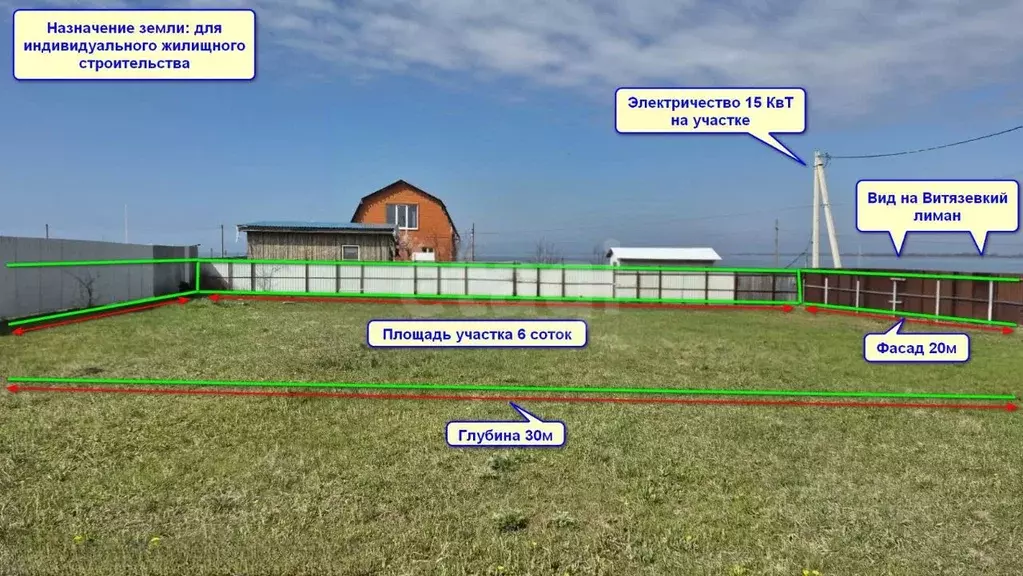 Участок в Краснодарский край, Анапа муниципальный округ, Песчаный хут. ... - Фото 2