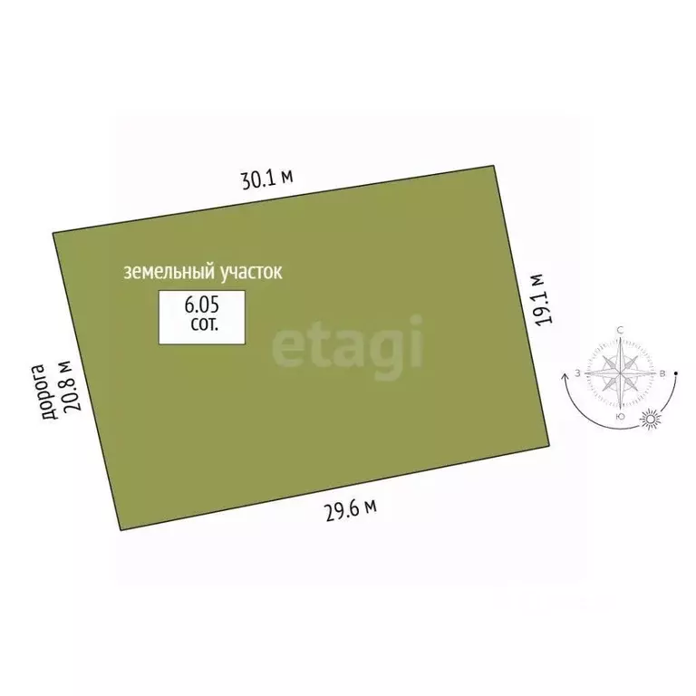 Участок в Крым, Судак муниципальный округ, с. Миндальное, Солнечная ... - Фото 2