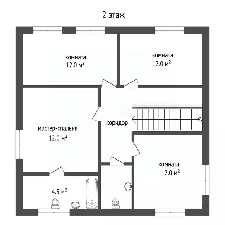 Дом в Тюменская область, Тюменский район, д. Ушакова  (160 м) - Фото 1