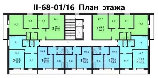 3-к кв. Москва Волгоградский просп., 160К3 (64.7 м) - Фото 2