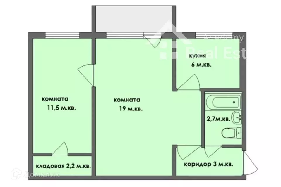 Продаётся 2-к квартира, 40.8 м - Фото 0