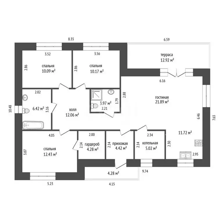 Дом в муниципальный округ Омский район, деревня Давыдовка, улица ... - Фото 2