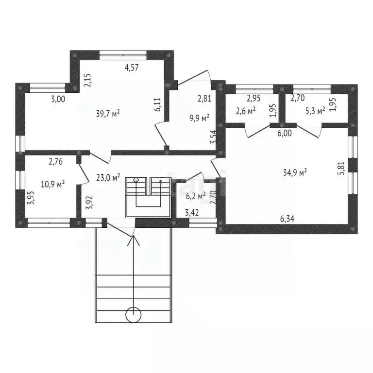 Дом в Башкортостан, Уфимский район, с. Булгаково Рябиновая ул., 24 ... - Фото 2