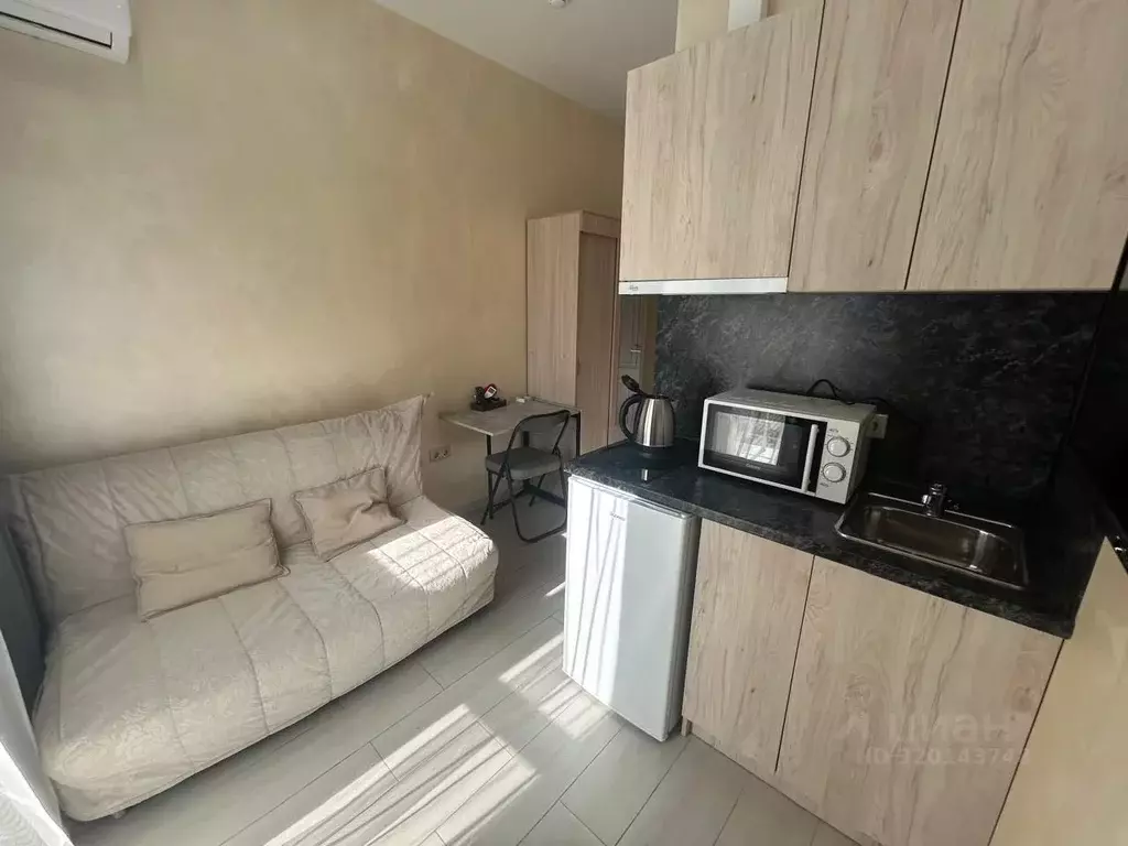 Студия Краснодарский край, Сочи ул. Чекменева, 18 (17.0 м) - Фото 1