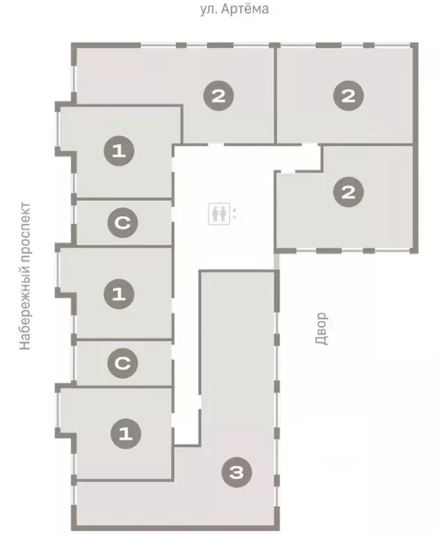 Студия Ханты-Мансийский АО, Сургут 1-й мкр, Нефть жилой комплекс (24.0 ... - Фото 2