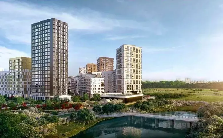 Студия Москва Дзен-кварталы жилой комплекс, 2.3 (24.2 м) - Фото 1