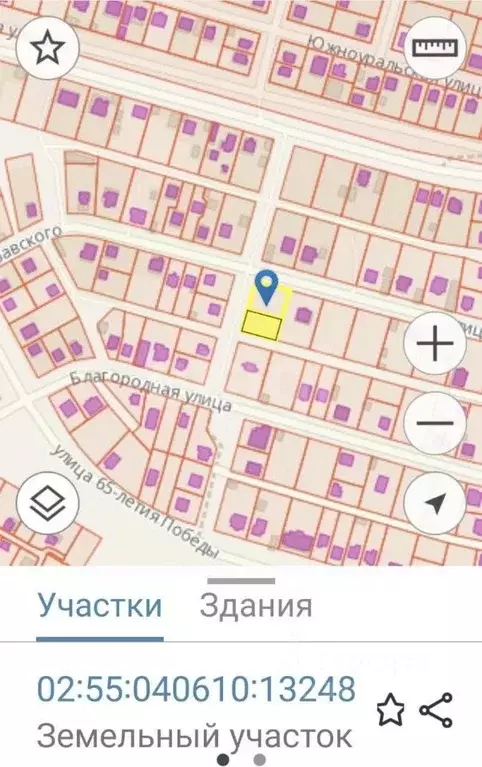 Участок в Башкортостан, Уфа городской округ, с. Нагаево, 39-й кв-л  ... - Фото 2