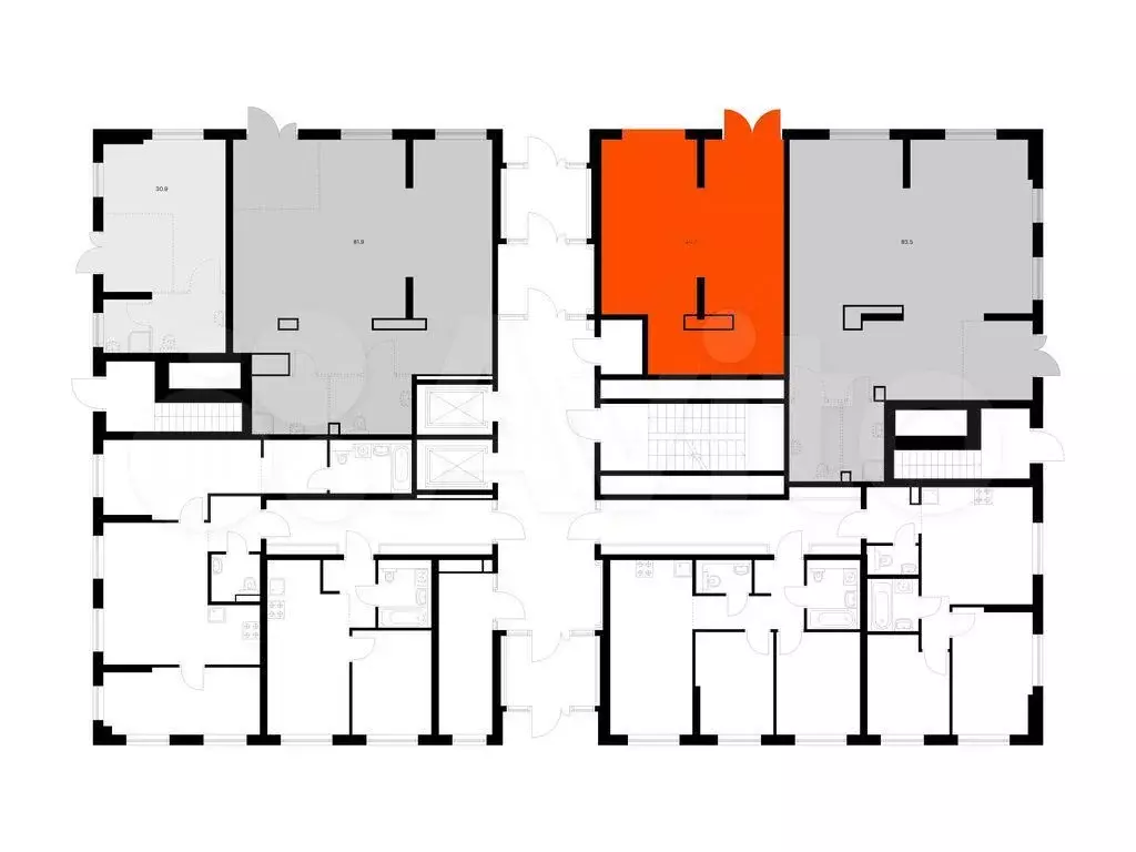 Продам помещение свободного назначения, 46.7 м - Фото 1